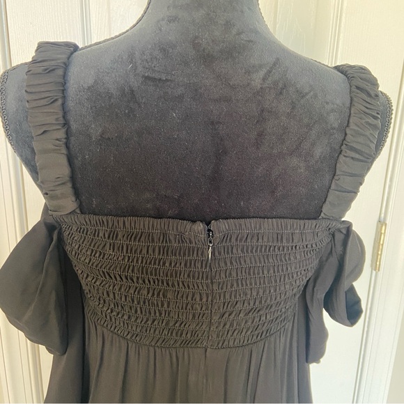 La Ligne Square Neckline Midi Length Black Tent Dress Size Small - Picture 10 of 16